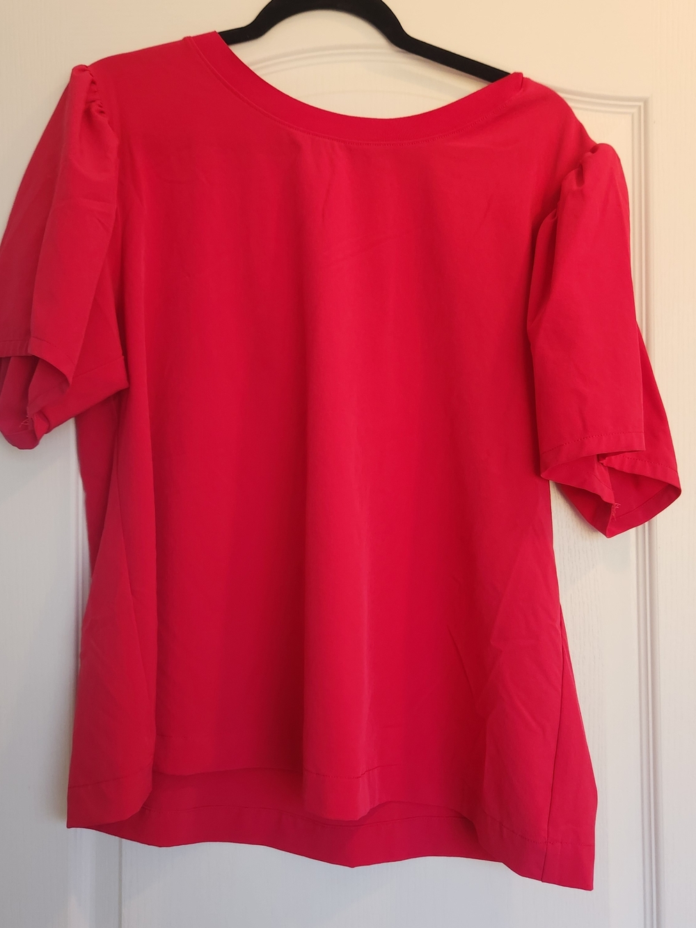 Chico's Short Sleeve Blouse 3.5 (XL) Euc